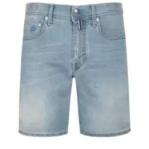 image of Men Denim Bermuda Shorts Sud - Garonne - Blue - Size 30 - Vilebrequin