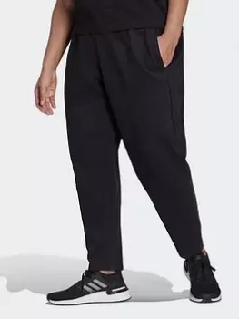 Image of adidas Tracksuit Bottoms (plus Size), Black, Size 3X, Women