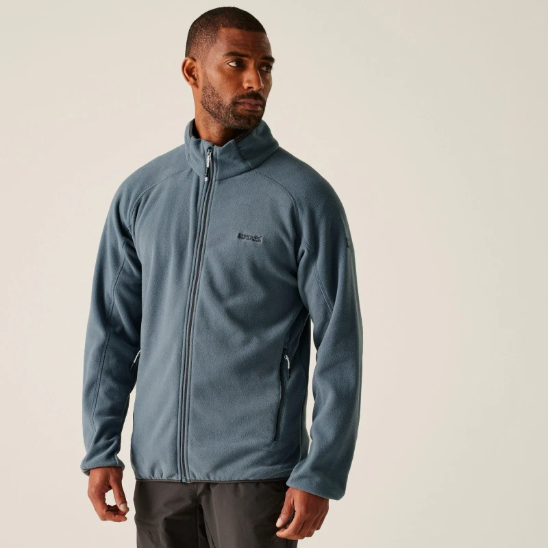 Image of Regatta Hadfield Fleece Full Zip Fleece Tops S Blue 30469290350