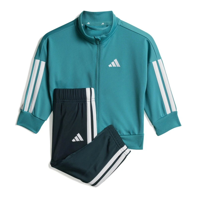 Image of adidas 3-Stripe Essentials CLIMACOOL Track Suit Infants Teal/White unisex 12-18 Months