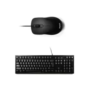 Image of Port Designs 900900-UK keyboard USB QWERTY UK English Black