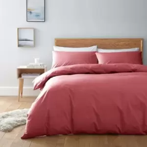 Image of Linea Egyptian 200 Thread Count Duvet Cover - Orange