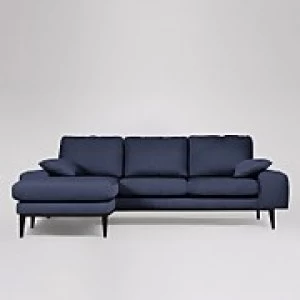 image of Swoon Tulum House Weave Corner Sofa - Left Hand Side - Corner Sofa - Navy