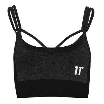 image of 11 Degrees Seamless Bralette - Black Marl