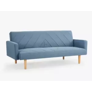 image of Ryan Blue Fabric Sofa Bed