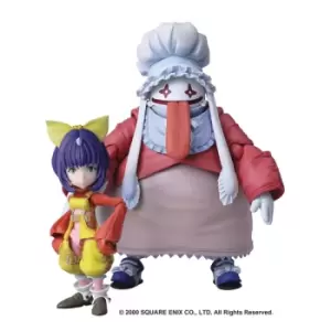 Image of Final Fantasy IX Bring Arts Eiko Carol & Quina Quen Action Figure set