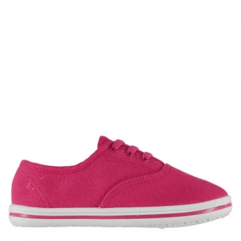 image of Slazenger Infants Canvas Pumps - Fuchsia