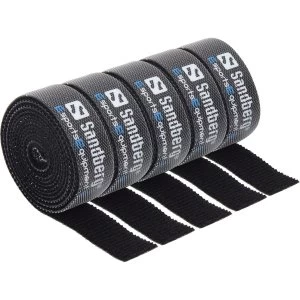 Image of Sandberg Re-Usable Velcro Cable Tie 1 Metre Rolls, Pack of 5