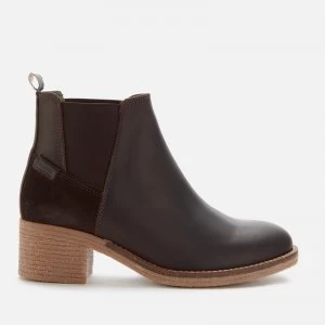 Image of Barbour Womens Jane Leather Ankle Boots - Black - UK 4
