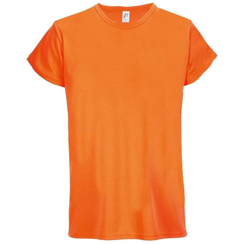 Image of SOL'S Mens Sprint T-Shirt in Orange Size: Small Orange Male S
