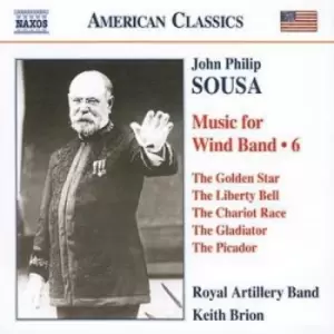 Image of John Philip Sousa - Music for Wind Band Vol. 6 (Brion, Royal Artillery Band) CD Album - Used