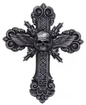 Image of Nemesis Now Crucifix Wall Plaque Sculptures multicolor