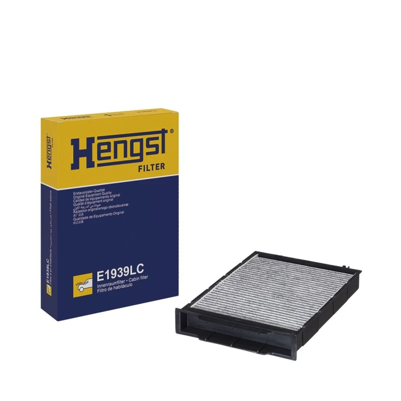 Image of HENGST FILTER E1939LC Pollen filter Activated Carbon Filter Filter,interior air (424)