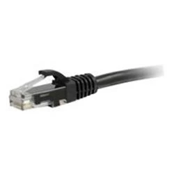 image of C2G .5m Cat6 550 MHz Snagless Patch Cable - Black