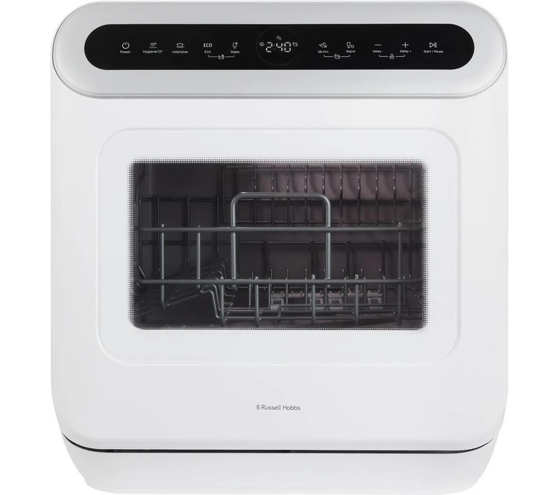 Image of Russell Hobbs RH3TTDW0D1W Compact Table Top Dishwasher