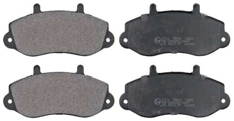 Image of A.B.S. 37111 Brake pad set prepared for wear warning indicator Brake Pad Set,disc brake (402)