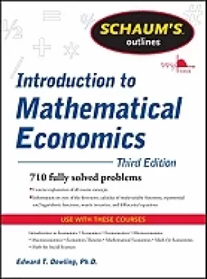 Image of schaums outline of introduction to mathematical economics 3rd edition