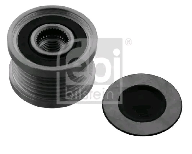 Image of FEBI BILSTEIN 49515 Freewheel Clutch Width: 40mm, with lid Freewheel Clutch,alternator (1390)