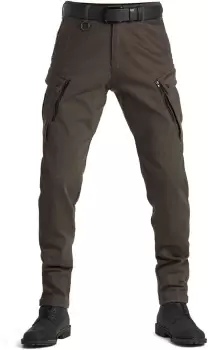 Image of Pando Moto Mark Kev 01 Motorcycle Jeans, brown, Size 36, brown, Size 36