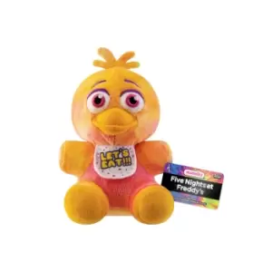 image of Five Nights At Freddy's Tie Dye Chica Funko Plush