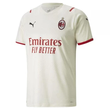 Image of Puma AC Milan Away Shirt 2021 2022 - White/Red