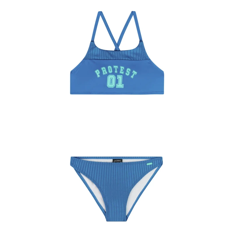 Image of Protest 2 Piece swimsuit for girls Protest Waw Bleu Female 4 ans