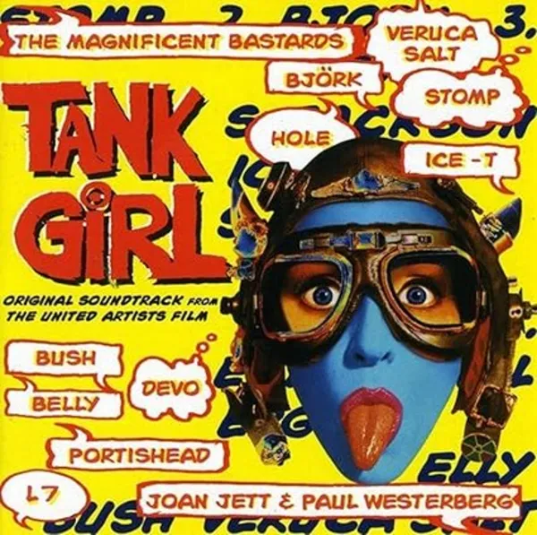 image of Tank Girl MUSIC FROM THE MOTION PICTURE SOUNDTRACK CD Album