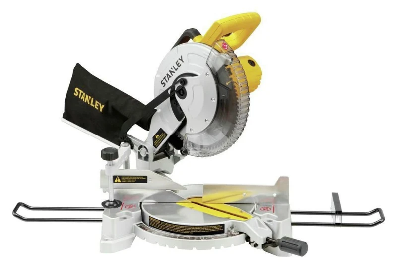 Image of Stanley SM1650 Compound Mitre Saw 254mm FREE Aluminium Cutting Circular Saw Blade Worth £20 SM1650