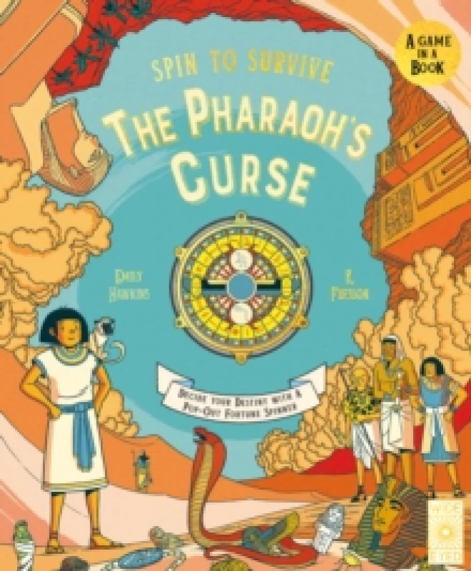 Image of Spin to Survive: The Pharaoh's Curse : Decide Your Destiny with a Pop-Out Fortune Spinner Volume 5 Novelty book