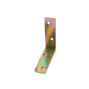 Image of GTV Steel From Corner L Shape Brace Angle Bracket - Size 60 x 60 x 17mm, Pack of