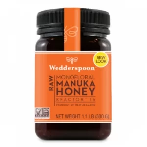 Image of Wedderspoon RAW Manuka Honey KFactor 16 500g