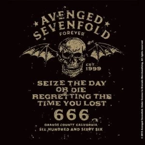 Image of Avenged Sevenfold - Seize the Day Single Cork Coaster