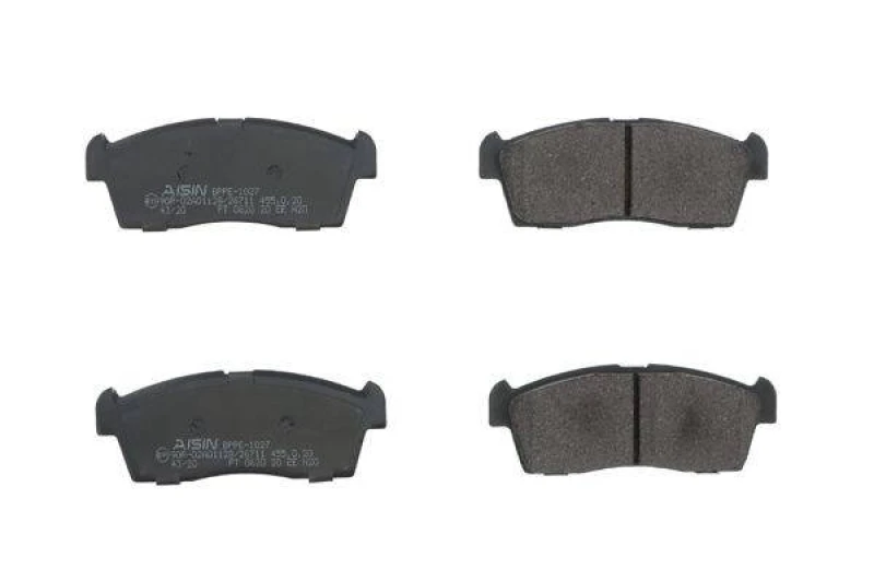 Image of AISIN BPPE-1027 Brake pad set Premium ADVICS by AISIN excl. wear warning contact Brake Pad Set,disc brake (402)