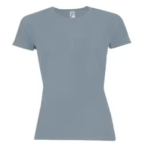 Image of SOLS Womens/Ladies Sporty Short Sleeve T-Shirt (M) (Pure Grey)