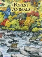Image of forest animals coloring book