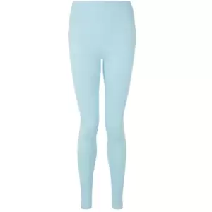 image of TriDri Womens/Ladies Melange Sculpted Seamless 3D Leggings (M) (Sky Blue)