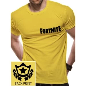 Image of Fortnite - Battle Star Mens Medium T-Shirt - Yellow