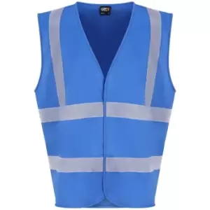 Image of PRO RTX High Visibility Unisex Waistcoat (3XL) (Sapphire Blue) - Sapphire Blue