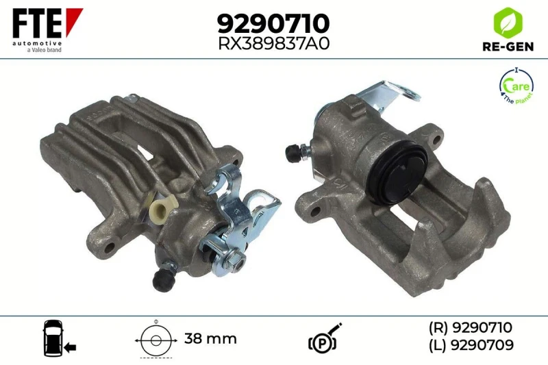 Image of Brake caliper FTE 9290710