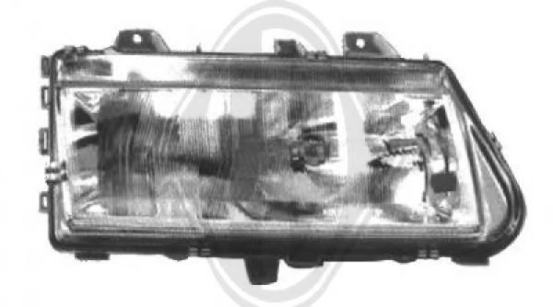 Image of DIEDERICHS 3491183 Headlights H1/H1, without electric motor, Left Headlight (259)