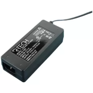 image of R-TECH 857085 AC/DC Adapter 15vdc 4amp C14 Desktop