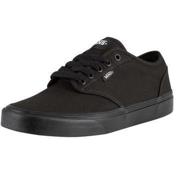Image of Vans Atwood Canvas Trainers mens in Black,7.5,8,8.5,9,9.5,10,10.5,11,12