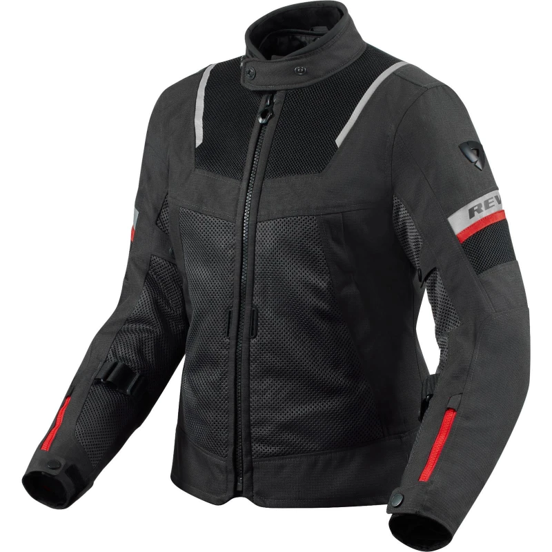 Image of Rev It Tornado 4 H2O Ladies Motorcycle Jacket 34 Black Anthracite (UK 6) Black Anthracite