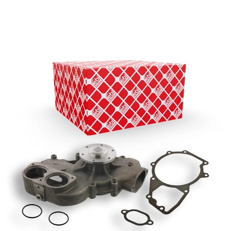 Image of FEBI BILSTEIN 27723 Water pump Grey Cast Iron, with gaskets/seals Grey Cast Iron Water Pump (1260)