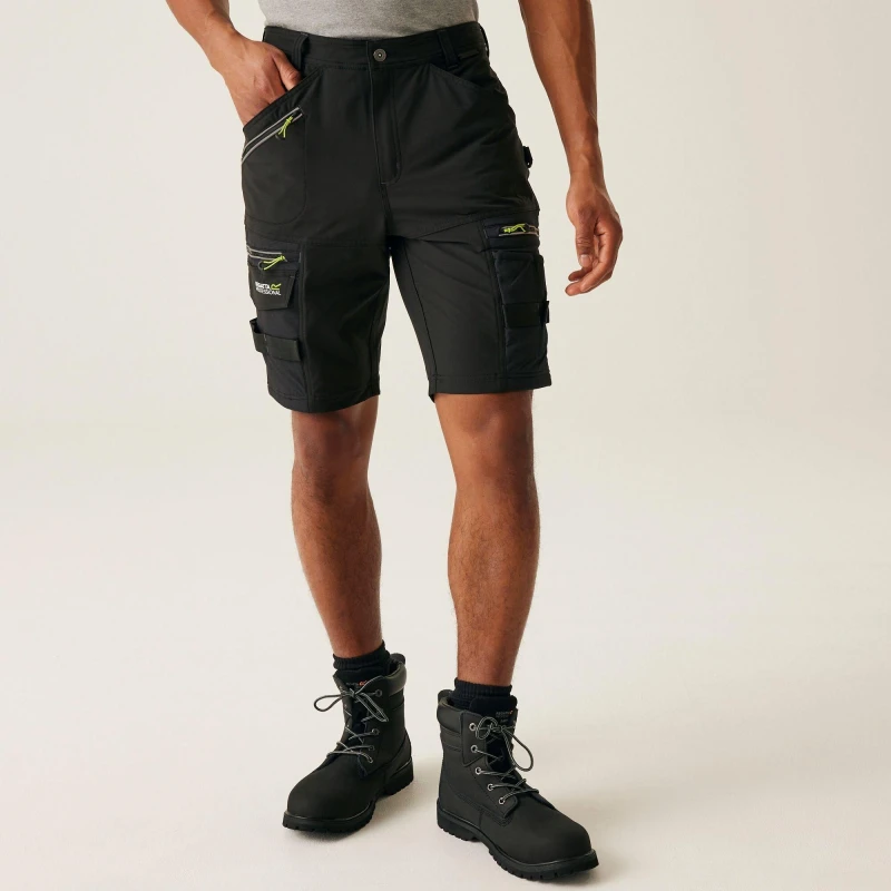 Image of Regatta Mens Infiltrate Detachable Holster Shorts Black male 40