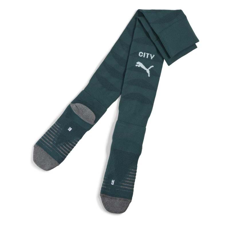 Image of Puma PUMA Manchester City Fourth Socks 2025 2026 Green male Chd 12-2