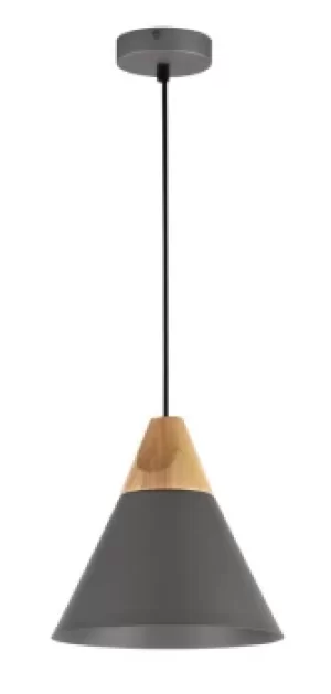 image of Bicones Dome Ceiling Pendant Lamp Black, 1 Light, E27