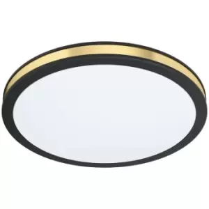 Image of Pescaito LED Decorative Flush Ceiling Light Black - Eglo