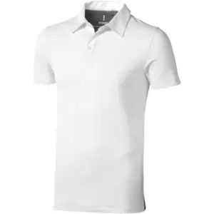 Elevate Mens Markham Short Sleeve Polo (XL) (White)