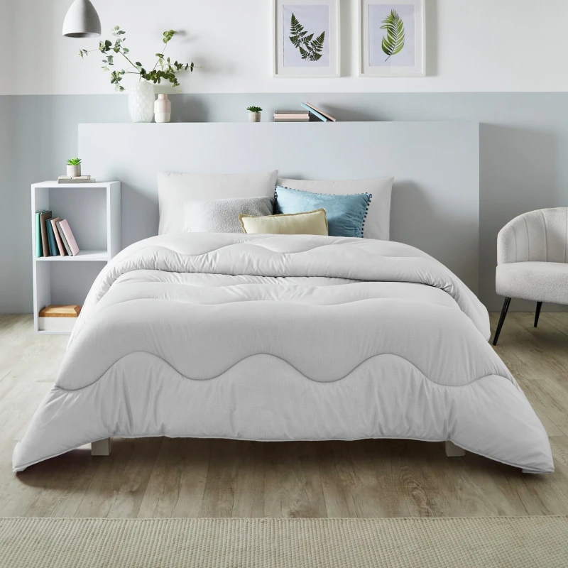 Image of Night Lark Night Lark Cloud Linen Print Coverless Duvet - Double